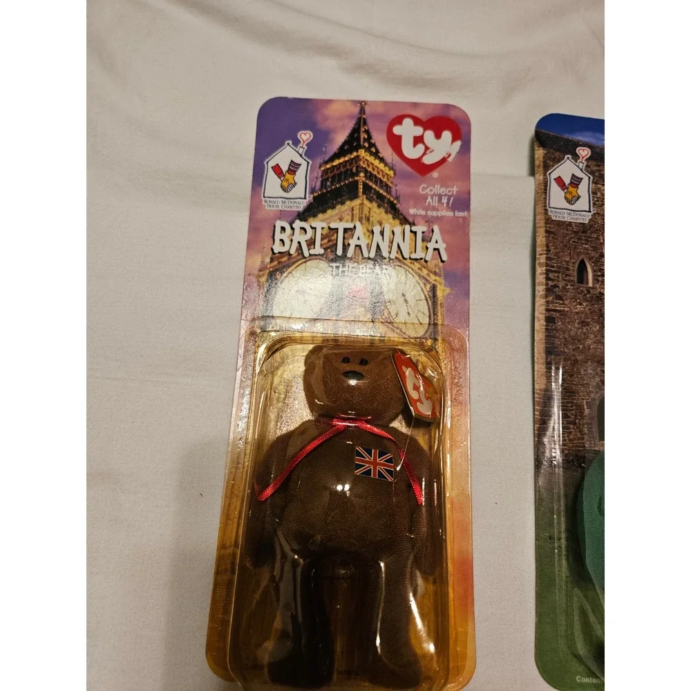 Ty‎ Beanie Babies International Collection Bears Britannia Erin Glory Maple NRFB